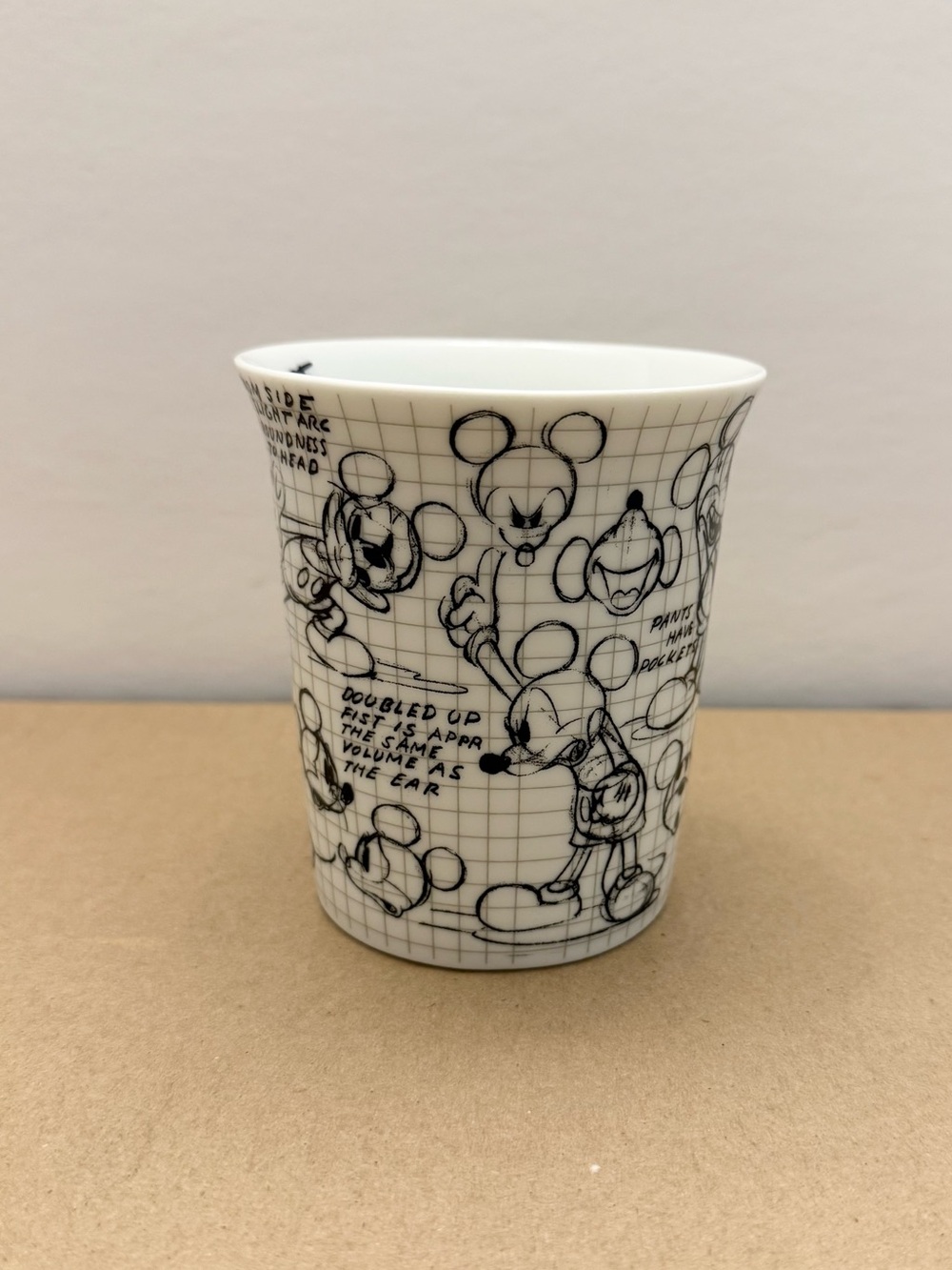 Disney Mickey Mouse Sketchbook Mug Animation Sketch Art Collectible - Picture 4 of 8